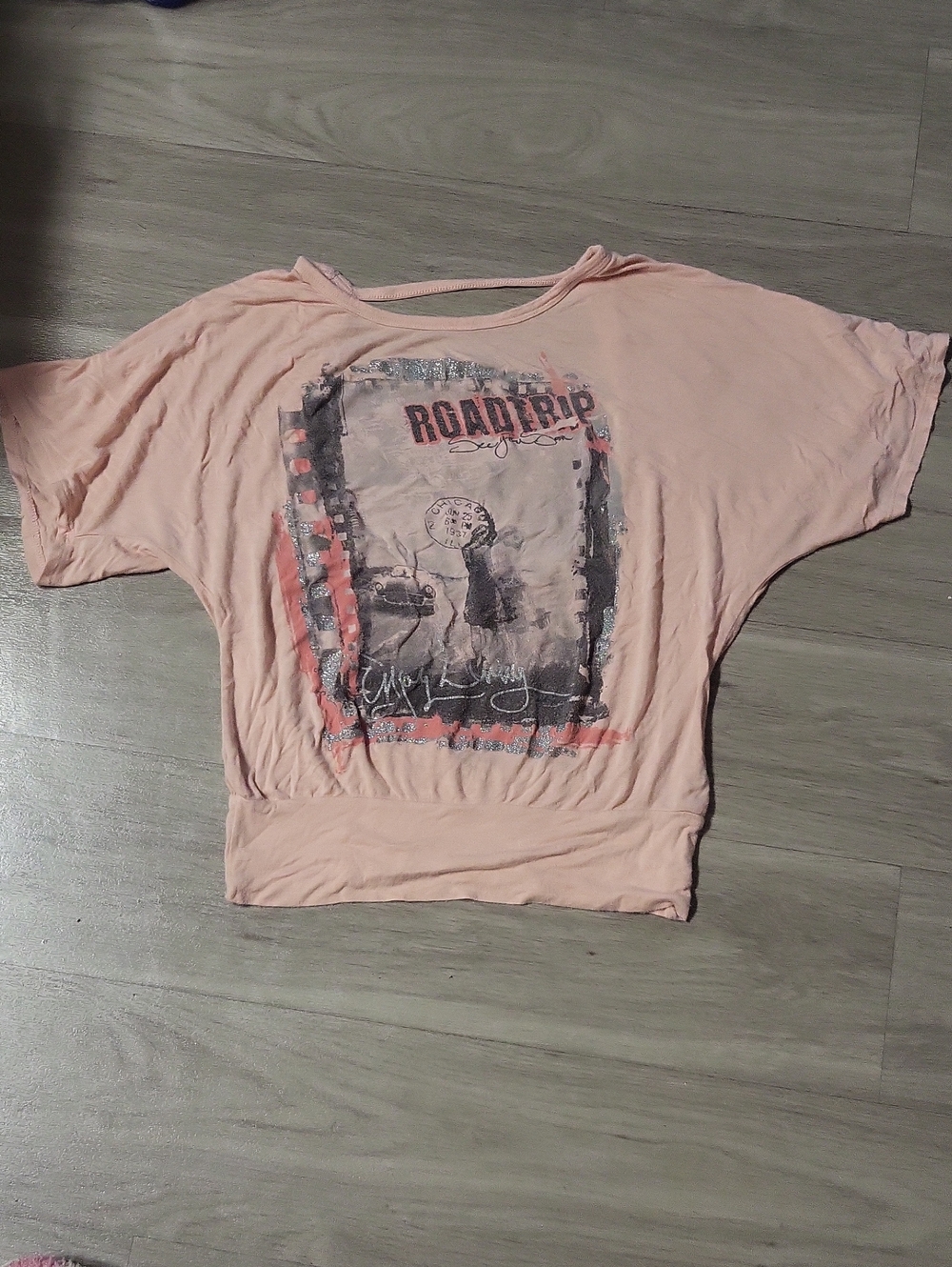 Etro Pale Pink Graphic Short Sleeve Tee